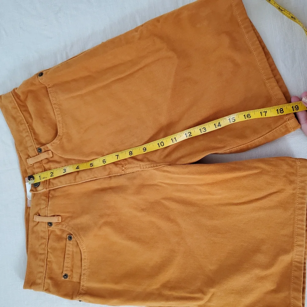 Vintage Guess caramel jean shorts 30 inch waist 14